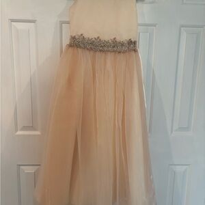 Chantelle place Elegant Cream Kids Dress sz 16